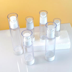 2025 nouveau style AS bouteille sans air pour crème/lotion de 15ml 30ml 50ml bouteille de pompe sans air - Product Image 3