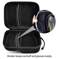 Étui de rangement portable en EVA rigide, résistant à la poussière et à l'usure, pour accessoires de tir et de chasse en extérieur