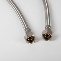 Tuyau de raccordement personnalisé en acier inoxydable, connecteur de robinet à compression fileté, tuyau tressé