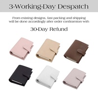 5 pochettes colorées de Luxe 6 anneaux, planificateur de Budget pour classeur d'argent avec enveloppes de billets disponibles