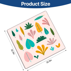Q Y Mahjong Microfiber Natural Rubber Automatic Foldable Custom Logo Silent Table Pad Factory Source Manufacturer Waterproof - Product Image 4