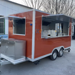 Chariot de nourriture mobile de rue à prix avantageux, mini chariot de hot-dogs, de glaces, de restauration rapide, petit camion de nourriture mobile pour la vente aux États-Unis - Product Image 1