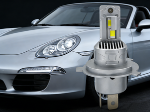 1 Bombilla LED Súper Brillante de 40W y 5000 Lúmenes H4 para Faros Delanteros de Coche, Bombilla H11 Canbus Turbos LED H4 Todo en Uno con Certificación Emark - Product Image 2