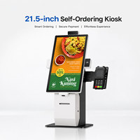 Terminal de commande en libre-service commercial avec système Android Windows pour la caisse des restaurants