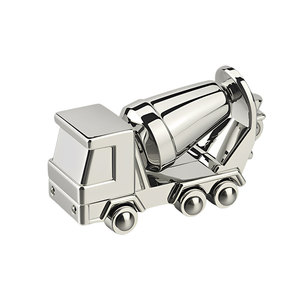 Llavero 3D Personalizado de Camión Mezclador de Concreto, Soporte para Llavero de Máquinas de Transporte, Regalos, Llavero Metálico de Camión Mezclador - Product Image 5