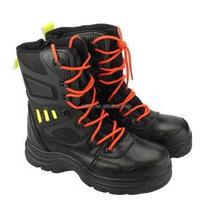 Stivali da Pompiere Impermeabili e Traspiranti, Scarpe in Pelle per Vigili del Fuoco, Protezione EN15090 DPI, Vendita Diretta - Product Image 1