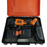 Mini meuleuse d'angle 20V à 3 vitesses personnalisée en usine Kit de meuleuse d'angle à moteur sans balais au lithium portable