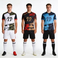 Tenue de gardien de but de football pour hommes, maillots de football respirants, chemise rembourrée, shorts, chaussettes, ensemble complet, maillot de football, tissu performant