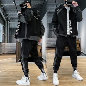 Moda erkek takım elbise 2 adet erkek koşu kıyafetleri toptan erkekler eşofman takımları eşofman - Product Image 2