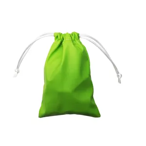Высококачественная продукция, цветная маленькая Подарочная сумка из искусственной кожи на шнурке
