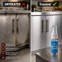 Essence d'entretien invisible de qualité industrielle A1 AF Nano Micro-silica Ceramic, liquide transparent pour l'acier inoxydable
