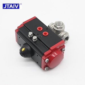 Actuador Neumático de Triple Vía JTAIV DN15-DN50 de Acero Inoxidable 304 de 1 Pulgada, de Acción Simple/Doble, para Alta Temperatura, OEM - Product Image 3