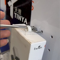 Présentoirs de Comptoir pour Magasin d'Électronique : Accessoires de Téléphonie Mobile, Présentoirs en Acrylique pour Chargeurs USB, Supports Métalliques Rotatifs avec Crochets