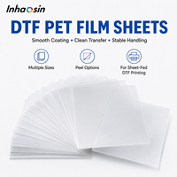 Film DTF PVC A3 A4 Berlapis Ganda untuk Epson L1800 XP600 Transfer Panas Sablon Kaos Custom