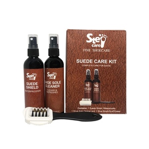 Kit de nettoyage de chaussures imperméable liquide pour produits chimiques personnalisés avec <span class=keywords><strong>brosse</strong></span> en <span class=keywords><strong>daim</strong></span> - Product Image 1