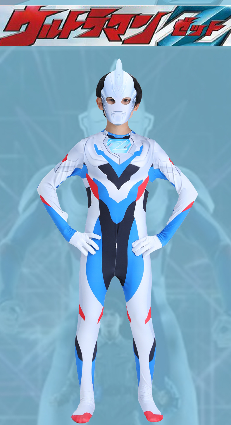Hot Sale Ultraman Cosplay Superhero Zeta Costumes Deluxe
