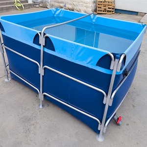 Tanque de agua cuadrado de tubo galvanizado de alta calidad, <span class=keywords><strong>piscina</strong></span> suave de agricultura al aire libre engrosada de material de PVC popular - Product Image 2