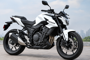 Moto sportive 450CC rouge et noire, moto de rue, frein à double disque, pour adultes - Product Image 4