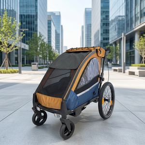 Remolque Infantil de Aleación de Aluminio Serie KS-200 para Exploración Urbana, con Suspensión Independiente y Enganche de Liberación Rápida para Aventuras Urbanas - Product Image 3