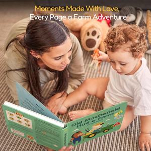 Libro Musical <span class=keywords><strong>de</strong></span> Cartón con Sonidos <span class=keywords><strong>de</strong></span> la Granja <span class=keywords><strong>de</strong></span> Macdonald, Libro Infantil Recargable con <span class=keywords><strong>6</strong></span> Canciones <span class=keywords><strong>de</strong></span> la Granja - Product Image 6