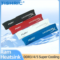 TISHRIC Aluminum Ram Memory Module Protection Heat Sink RAM Armor Cooling DDR3 DDR4 DDR5 Shim Memory Cooler Radiator in Stock