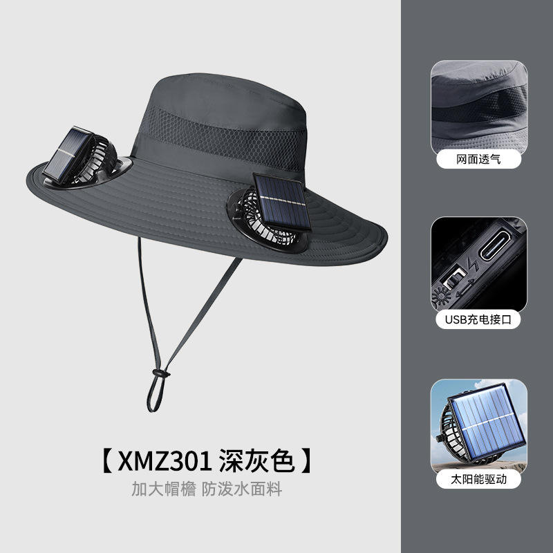 Modèle de charge solaire + usb] gris foncé