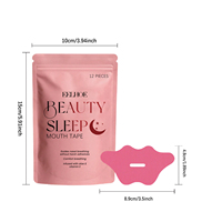 Vente chaude Anti-ronflement sommeil bouche bande extraits de plantes soins doux aide à une bonne respiration confortable sommeil lèvre forme bouche bande
