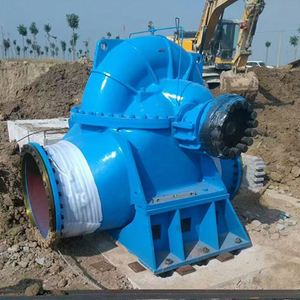 Bomba de agua de irrigación de una etapa de gran caudal con voluta, bomba de doble succión en E para proyectos de conservación, eficiente - Product Image 2