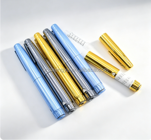 Lightweight Ergonomic Reusable Applicator <b>Pen</b> <b>Gold</b> Coating Wear Resistant Wholesale Low MOQ Skin Care Liquid Dosing Device - Product Image 2