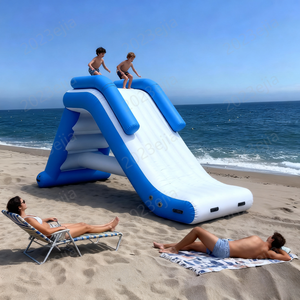 <span class=keywords><strong>Mare</strong></span> spiaggia <span class=keywords><strong>bambini</strong></span> che giocano scivoli d'acqua gonfiabile arrampicata scivolo divertimento - Product Image 1