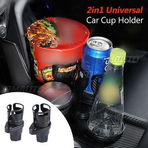 Universal Air Vent <b>Drink</b> <b>Car</b> Cup <b>Holder</b> 2 in 1 Adjustable Mobile Phone Dual Cup Mount Extender Bottle Bracket Stand Cradle - Product Image 2