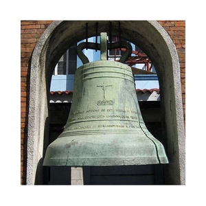 Religious Church Decoration Large Metal Bronze <strong>Brass</strong> <strong>Bell</strong> Sculpture for Sale - Product Image 2