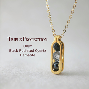 Collar Minimalista de Acero Inoxidable 316, Impermeable, con Colgante de Cuarzo Natural para Protección y Sanación, Regalo de Meditación para Ella - Product Image 5