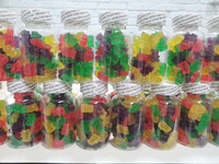 Hete Aanbieding Kleine Hoeveelheid 600mg Hennep Gummies Natuurlijke Gummies Fris Fruitig Hennep Beren Gummy Candy voor Spierontspanning
