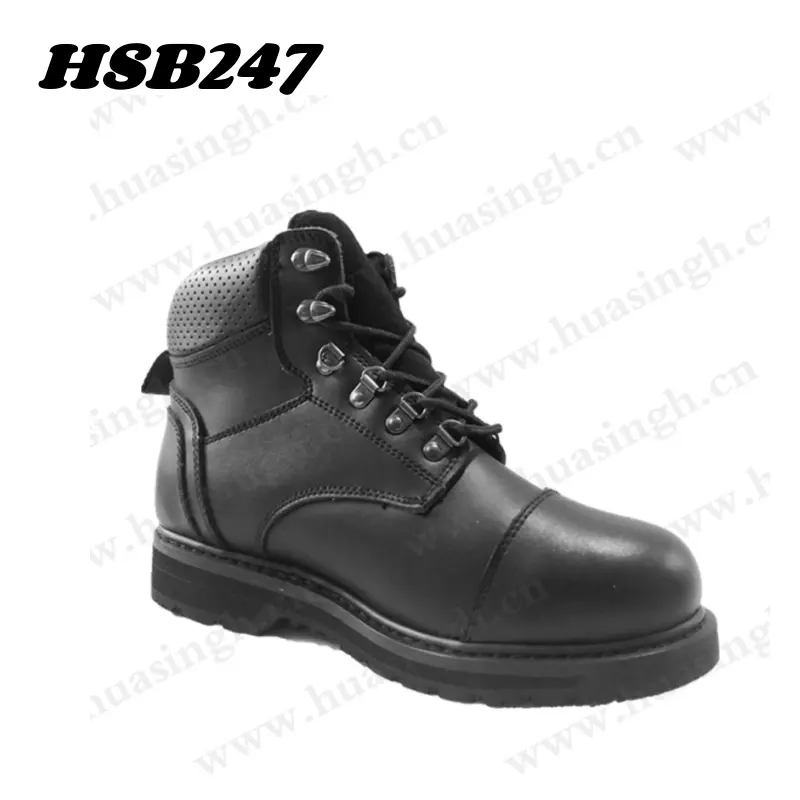 Cmh, Mid-cut chống ẩm Goodyear cao su duy nhất an toàn khởi động đôi khớp thiết kế S3 tiêu chuẩn làm việc giày với kéo vòng hsb247