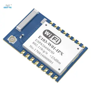 E103-W01-IPX Ebyte 2.4Ghz 20dBm 100M E103-W01-IPX Esp 8266โมดูล WIFI พร้อมเสาอากาศเซรามิค/เสาอากาศ IPEX