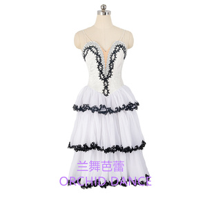 Conception Dos Nu Professionnel Haute Qualité 5 Couches Filles Femmes Performance Porter <span class=keywords><strong>Long</strong></span> Romantique <span class=keywords><strong>Noir</strong></span> Blanc Ballet <span class=keywords><strong>Tutu</strong></span> - Product Image 6