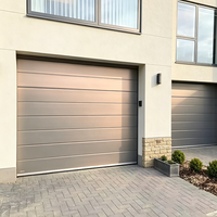 Porte de garage personnalisée en aluminium et acier trempé à vue panoramique, prix compétitif, porte de garage en plexiglas, porte de garage intelligente à enroulement