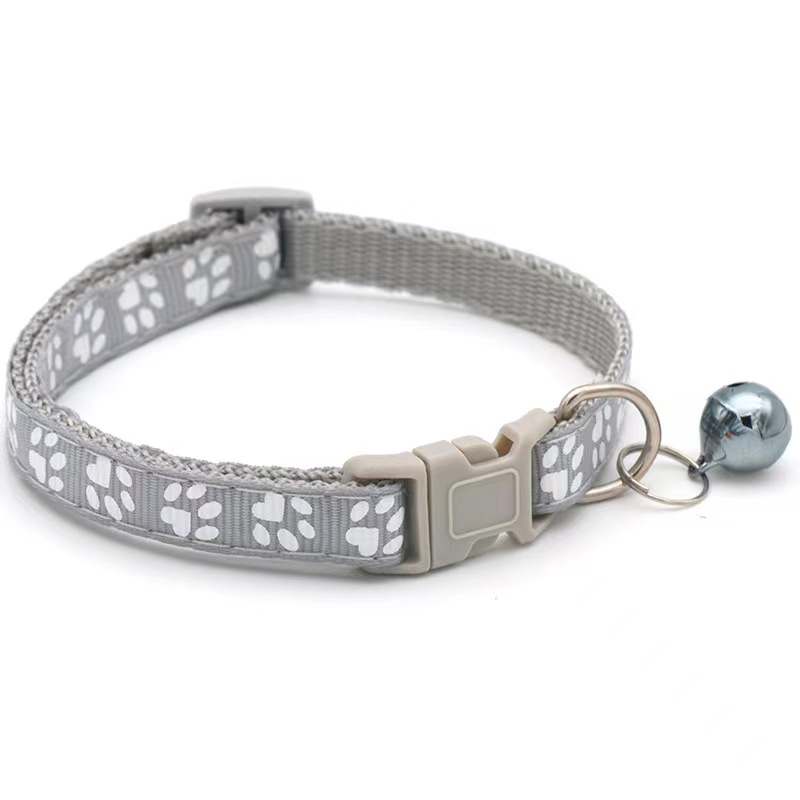Factory Wholesale Cat Collar Pet Bell Collar Multi Color Cat Accessory Safety Buckle Collar For Cat And Puppy