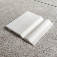Blanc brillant 5 pouces 120mm Regency Ogee plinthe victorienne Torus Design Architrave garniture PS plinthe salon étanche