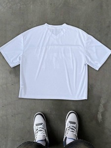 เสื้อยืดคอกลมแขนสั้นพิมพ์ลายดิจิตอลเรียบง่ายสไตล์ลำลองสำหรับผู้ชาย โรงงานเสื้อผ้าสามารถปรับแต่งได้ F10 - Product Image 2