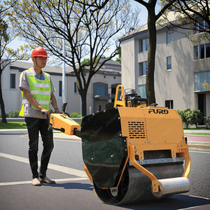 पैदल चलने वाले ड्राइववे और रास्ते 500 किलोग्राम वजन के साथ छोटे कंपन रोलर को तैयार करते हैं। - Product Image 4