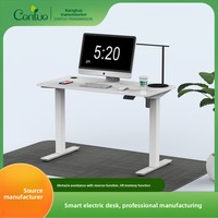Bureau de travail électrique intelligent en métal, réglable en hauteur, mobile, librement combinable, pour le travail debout, automatique, pour ordinateur à domicile