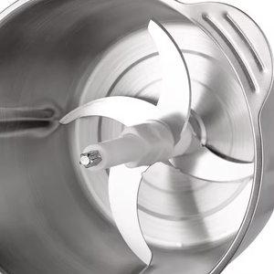 Procesador de Alimentos de 3L de Capacidad, Buena Calidad y Seguridad en el Uso, Picadora de Carne de 1000w con Cuerpo de Acero Inoxidable - Product Image 4