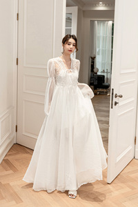 S7081F Venta caliente nuevos modelos convencionales de <span class=keywords><strong>Bella</strong></span> <span class=keywords><strong>Durmiente</strong></span> lujo Noble elegante Hada <span class=keywords><strong>Bella</strong></span> <span class=keywords><strong>Durmiente</strong></span> bata de boda - Product Image 5