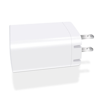 Meilleur Choix : Chargeur Pliable 65W Double Port GaN PD 3.0 Type-C QC3.0 SCP OVP/OCP OTP Ignifuge 5V3A pour Écouteurs, Appareil Photo, Ordinateur Portable, Téléphone Mobile