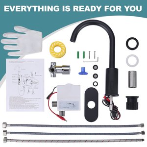 <span class=keywords><strong>Robinet</strong></span> moderne mains libres <span class=keywords><strong>Noir</strong></span> <span class=keywords><strong>mat</strong></span> <span class=keywords><strong>Robinet</strong></span> à capteur automatique à mouvement Robinets d'eau à infrarouge pour salle de bain, <span class=keywords><strong>Robinet</strong></span> de salle de bain sans contact - Product Image 6