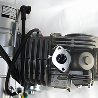 Nouvel ensemble moteur en alliage d'aluminium 125cc 4 temps semi-automatique 4 vitesses pour moto tout-terrain et moto de cross