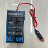 Chargeur de Voiture 100W 12V/24V vers 220V Domestique Multi-Ports avec Prise CA, Onduleur de Voiture, Chargeur Rapide pour Voiture, Convertisseur de Puissance