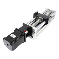 Sekrup bola Cnc meja Stroke efektif 100mm panjang Nema23 23HS5628 Motor Stepper Kit Router Cnc geser Linear HPA90 Printer 3d